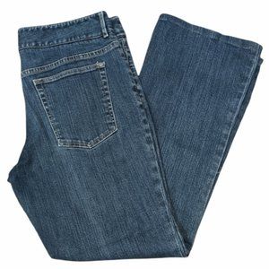 3/$45 TAHARI Women's Short Medium Wash Bootcut Jeans. Size 10.